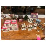 Holiday Village Collection with Houses and Figurines