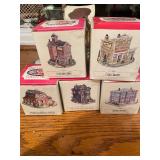 Holiday Village Collection with Houses and Figurines