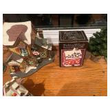 Holiday Village Collection with Houses and Figurines