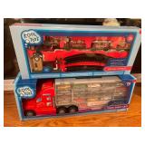 Kool Tots Holiday Express Train Set and Truck Carry Case Toy Set