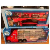 Kool Tots Holiday Express Train Set and Truck Carry Case Toy Set