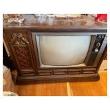 Vintage RCA XL-100 Solid State Console TV with Wood Cabinet