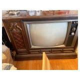 Vintage RCA XL-100 Solid State Console TV with Wood Cabinet