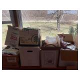 Collection of Holiday Decorations and Village Sets