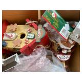 Collection of Holiday Decorations and Village Sets