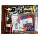 Crafting and Sewing Set with Vintage Tapestry and Needlecraft Supplies