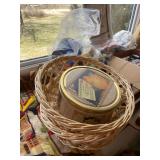 Crafting and Sewing Set with Vintage Tapestry and Needlecraft Supplies