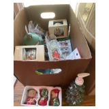 Collection of Assorted Christmas Ornaments and Decorations
