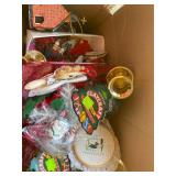 Collection of Assorted Christmas Ornaments and Decorations