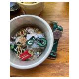 Assorted Vintage Collectibles Lot: Figurines, Glassware, and Decor