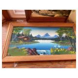 Assorted Framed Artwork Collection with Rustic and Floral Themes