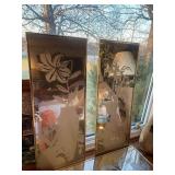 Assorted Framed Artwork Collection with Rustic and Floral Themes