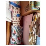 Collection of Assorted Fabrics and Textiles with Patterns