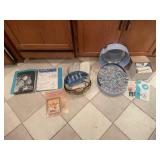 Vintage Tri-Chem Liquid Embroidery Kit with Paint Tubes and Guides