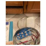 Vintage Tri-Chem Liquid Embroidery Kit with Paint Tubes and Guides