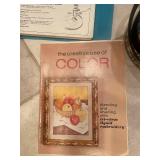 Vintage Tri-Chem Liquid Embroidery Kit with Paint Tubes and Guides