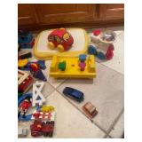Large Collection of Assorted LEGO Duplo and Toy Vehicles
