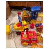 Large Collection of Assorted LEGO Duplo and Toy Vehicles