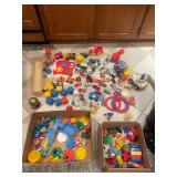 Collection of Assorted Vintage Toys Including Cars and Figures