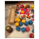 Collection of Assorted Vintage Toys Including Cars and Figures