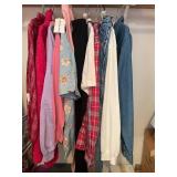 Collection of Ladies Tops and Jackets with Embroidered Designs in Various Sizes