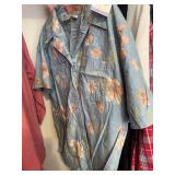 Collection of Ladies Tops and Jackets with Embroidered Designs in Various Sizes