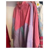 Collection of Ladies Tops and Jackets with Embroidered Designs in Various Sizes