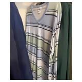 Collection of Vintage XL to 3XL Clothing Including Cardigans, Blazers, and Shirts