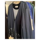 Collection of Vintage XL to 3XL Clothing Including Cardigans, Blazers, and Shirts