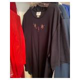 Collection of Vintage XL to 3XL Clothing Including Cardigans, Blazers, and Shirts