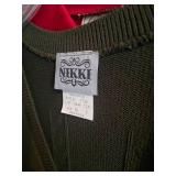 Collection of Vintage XL to 3XL Clothing Including Cardigans, Blazers, and Shirts