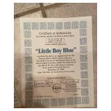 Pair of Collectible Mother Goose Dolls by Knowles - Mary and Little Boy Blue