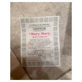 Pair of Collectible Mother Goose Dolls by Knowles - Mary and Little Boy Blue