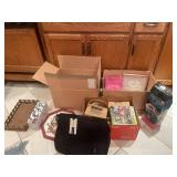 Collection of Mixed Household Items Including Decor and Kitchenware