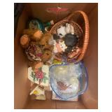 Collection of Mixed Household Items Including Decor and Kitchenware