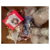 Assorted Holiday Themed Decorations and Ornaments Collection