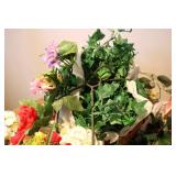 mixed artificial flowers...