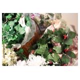 mixed artificial flowers...