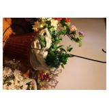 mixed artificial flowers...