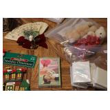 small box of miscellaneous decor...