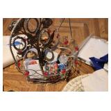 small box of miscellaneous decor...