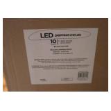 10 LED dripping icicles...