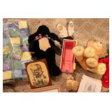 stuffed animals wall hangings decor...