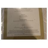 Twin size mattress pad and pillow s...