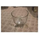 Glass serving bowl...