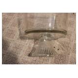 Glass serving bowl...