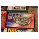 Board games and puzzles...