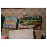 Board games and puzzles...