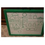 Imagination shapes dry erase board ...