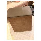Brown laundry basket...